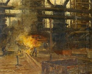 Giesereiabstich Georgs Marienhutte by Leonhard Sandrock