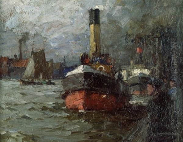 Anlegender Schlepper (hamburg) - view 1