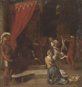 The Judgement Of Solomon by Louis Boullogne Le Vieux