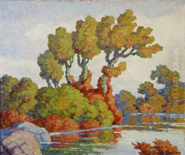 Autumn Symphony (smoky Hill River, Kansas) - view 1