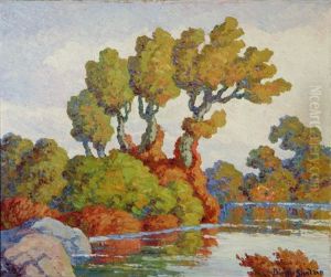 Autumn Symphony (smoky Hill River, Kansas) by Birger Sandzen