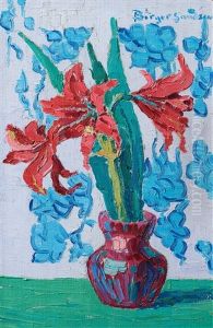 Still Life With Amaryllis by Birger Sandzen