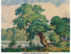 Little Arkansas River by Birger Sandzen