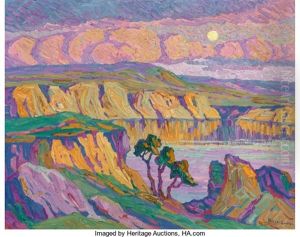 Creek At Twilight by Birger Sandzen