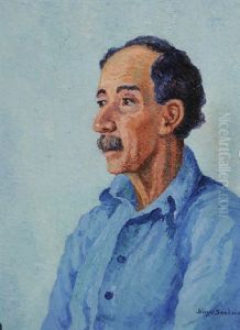 Portrait Of H.f. Costa by Birger Sandzen