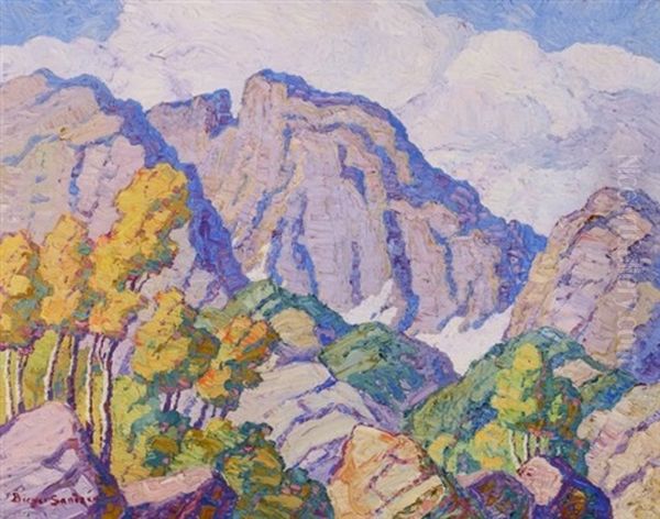 Glimpse Of Long's Peak - view 1