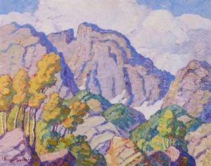 Glimpse Of Long's Peak