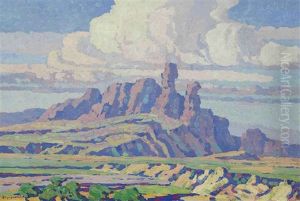In The Foothills by Birger Sandzen