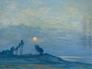 Sunset Over The Trees by Birger Sandzen
