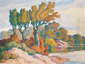 Early Fall, Smoky Hill River (kansas) by Birger Sandzen