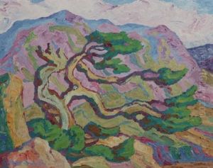 Blowing Tree by Birger Sandzen