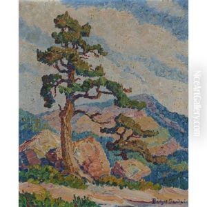 Pine Tree In Rocky Mountain National Park by Birger Sandzen