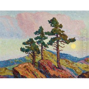 Three Trees by Birger Sandzen