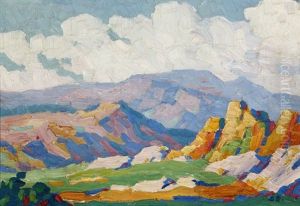 Garden Of The Gods, National Natural Monument, Colorado Springs, Co by Birger Sandzen