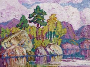 Early Fall In The Mountains by Birger Sandzen