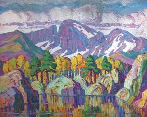 A Mountain Symphony by Birger Sandzen