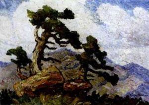 Pines At The Timberline, Estes Park, Co by Birger Sandzen