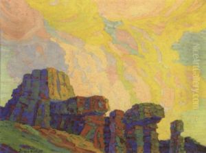 Southwestern Landscape by Birger Sandzen