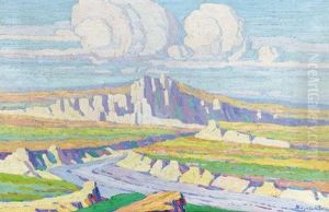 Western Landscape by Birger Sandzen