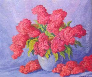 Still Life Of Flowers by Birger Sandzen