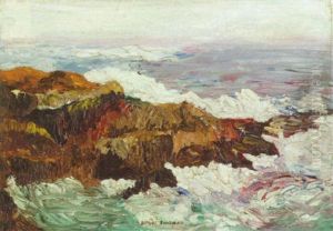 Rocky Coastline by Birger Sandzen