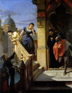 Karneval In Venedig by Niccolo (Nicola) Sanesi