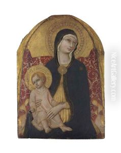 The Madonna And Child Enthroned The Madonna And Child Enthroned