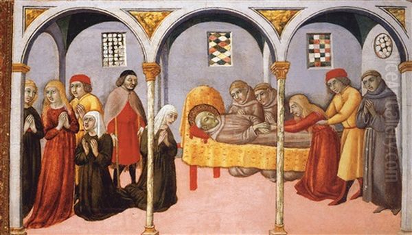 Donna Perna Being Cured On Approaching Saint Bernardino's Body - view 1
