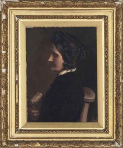 Portrait Of An Old Woman by James Sant