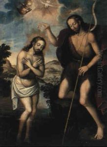 El Bautismo De Cristo by Basilio Santa Cruz De Pumacallao