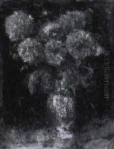 Jarron Con Flores by Andres De Santa Maria