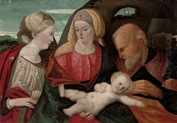 The Holy Family With Saint Catherine Of Alexandria - view 1