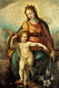 Madonna Con Bambino by Fabrizio Santafede