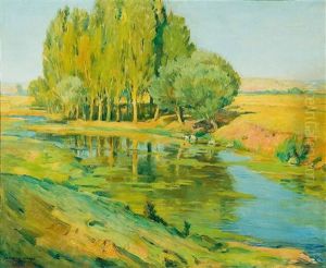 Paisaje by Marceliano Santamaria