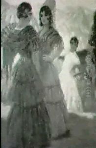 Spanierinnen by Vicente Santaolaria