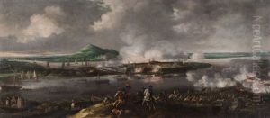 Siege Of Schenkenschans Bt The Prince Frederick Henry by Gerrit van Santen