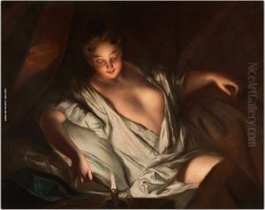 Ryttarbatalj by Jean-Baptiste Santerre