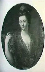 Portrait De Marie-magdeleine Prune by Jean-Baptiste Santerre
