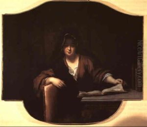 La Lecture by Jean-Baptiste Santerre