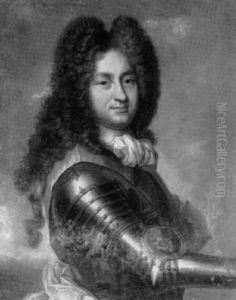 Portrait Of A Gentleman Said To Be Philippe D'orleans, Half Length, Wearing A Suit Of Armor