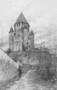 Kasteel Op Een Heuvel