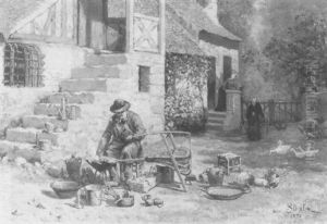 Ketellapper Voor Een Huisje by Henri Santin