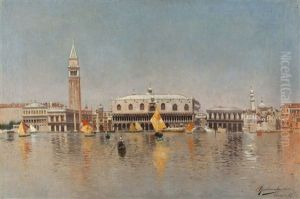 Canal Grande Mit Dogenpalast by Rubens Santoro
