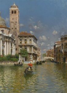 San Geremia And Palazzo Labia, Venice by Rubens Santoro