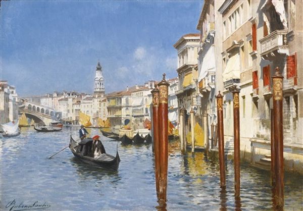 The Grand Canal With The Rialto Bridge, Venice - view 1