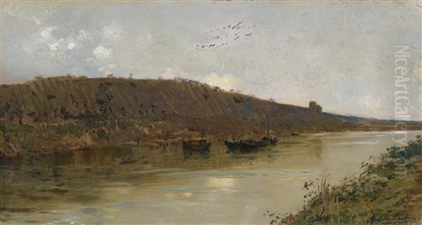 Blick Auf Eine Flusslandschaft - view 1