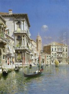 In The Gondola, Venice