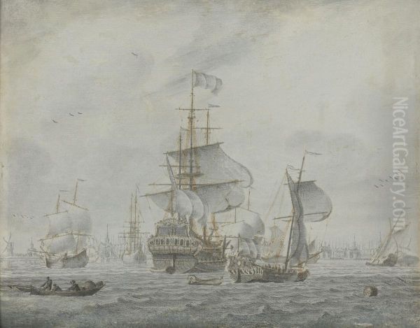 Shipping In A Light Breeze; Shipping In A Gusty Breeze - view 1