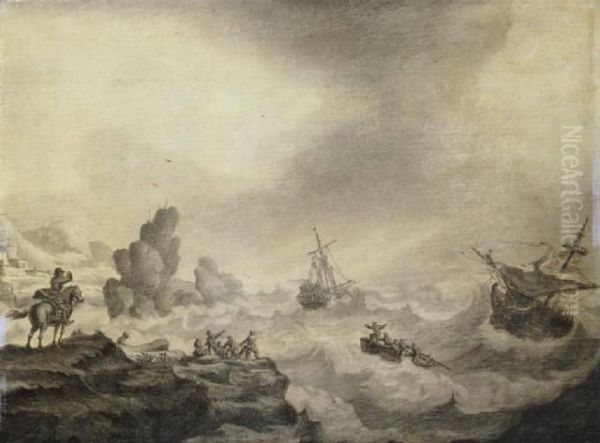 Seesturm An Der Kuste - view 1