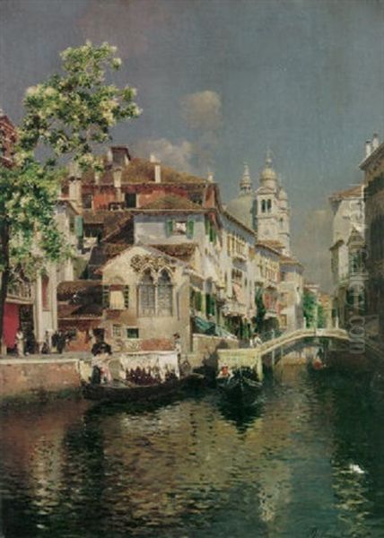 A View Of A Venetian Canal - view 1